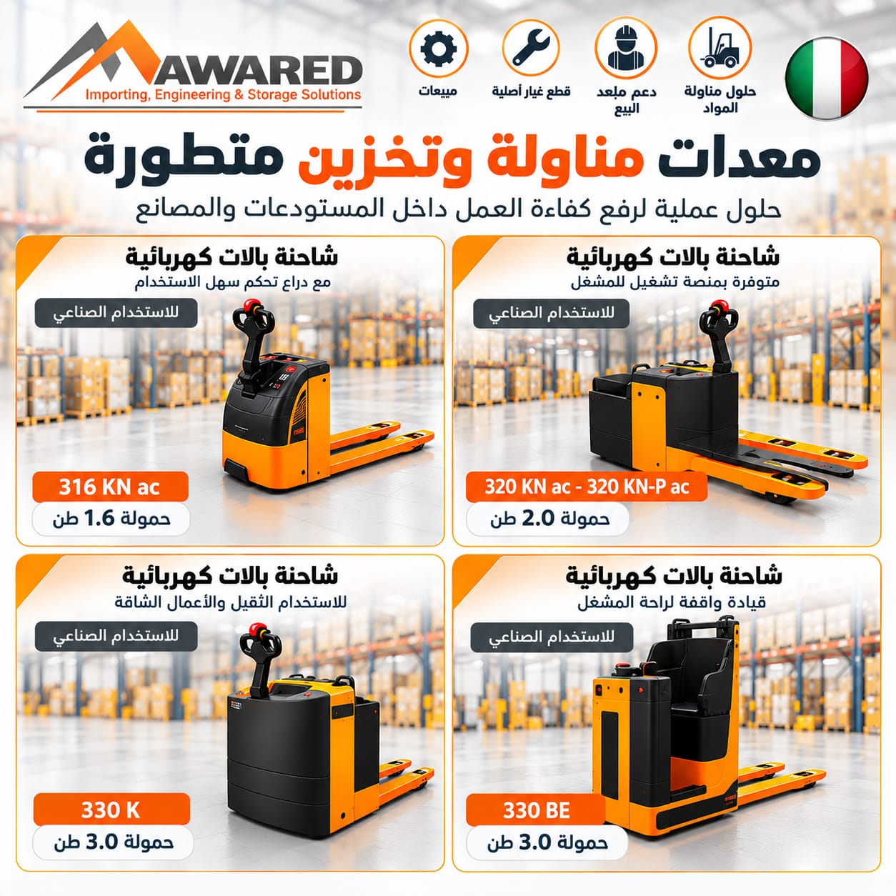 اوناش كهرباء في مصر للمصانع والمخازن من موارد Mawared، اكتشف أنواع الأوناش الكهربائية ومعدات الرفع الصناعي، وقارن المواصفات والحمولات واختر الحل المناسب لعملك.